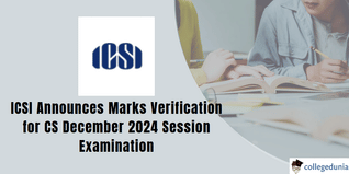 CSEET: Verification of Marks for CS Examinations December 2024 Session
